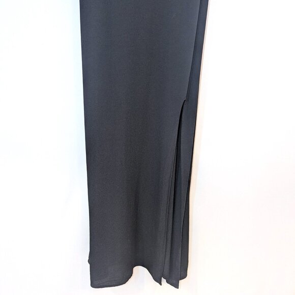 Reformation | Classic Black Crimini Midi Dress | Size 8 - Picture 6 of 11